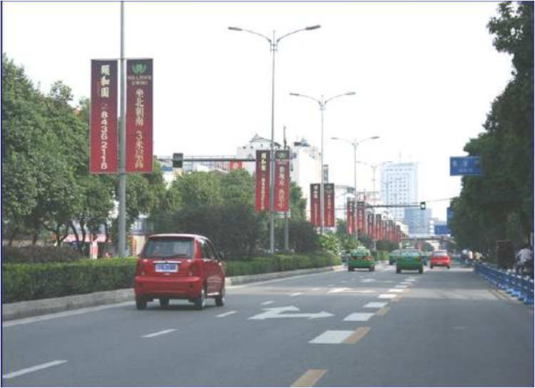 公路道旗、路燈桿廣告